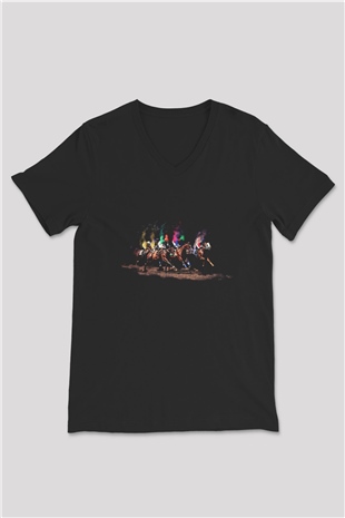 Jokey Siyah Unisex V Yaka Tişört
