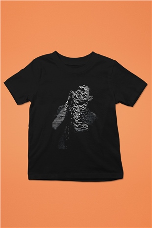 Joy Division Baskılı Siyah Unisex Çocuk Tişört