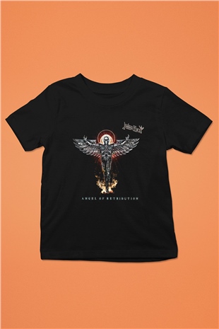 Judas Priest Baskılı Siyah Unisex Çocuk Tişört