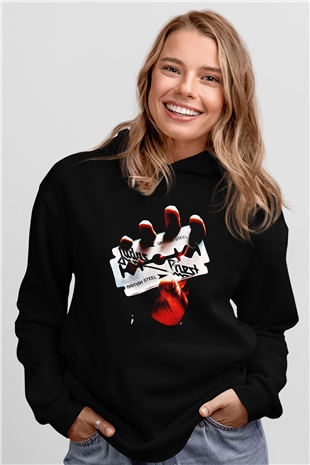 Judas Priest Siyah Unisex Hoodie