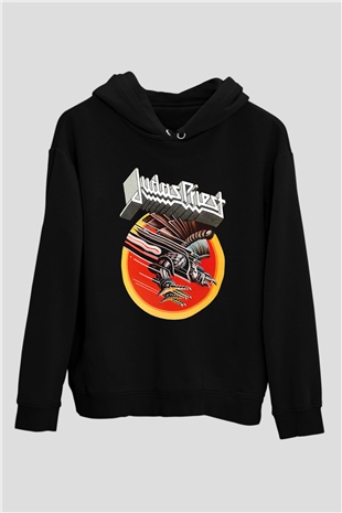Judas Priest Siyah Unisex Hoodie