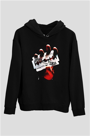 Judas Priest Siyah Unisex Hoodie