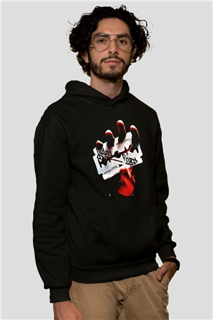 Judas Priest Siyah Unisex Hoodie