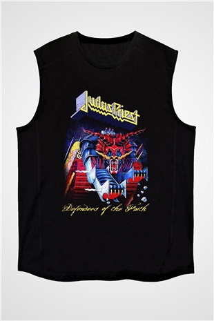 Judas Priest Siyah Unisex Kolsuz Tişört