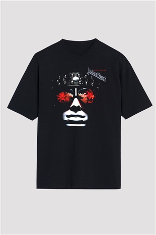 Judas Priest Siyah Unisex Oversize Tişört T-Shirt