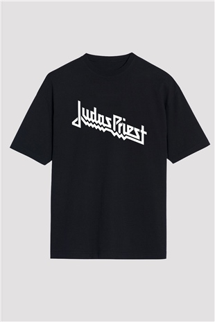 Judas Priest Siyah Unisex Oversize Tişört T-Shirt