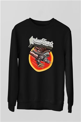 Judas Priest Siyah Unisex Sweatshirt