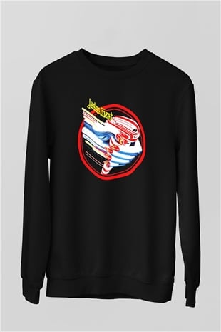 Judas Priest Siyah Unisex Sweatshirt