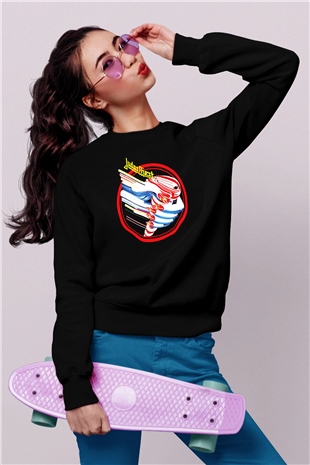 Judas Priest Siyah Unisex Sweatshirt