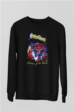 Judas Priest Siyah Unisex Sweatshirt