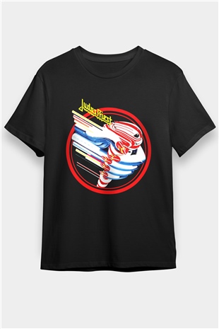 Judas Priest Siyah Unisex Tişört T-Shirt - TişörtFabrikası