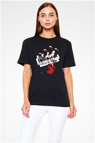 Judas Priest Siyah Unisex Tişört T-Shirt - TişörtFabrikası
