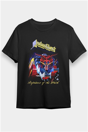 Judas Priest Siyah Unisex Tişört T-Shirt - TişörtFabrikası