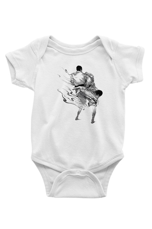 Judo Beyaz Bebek Body - Zıbın
