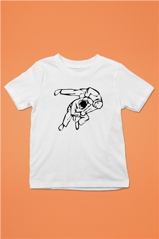 Judo Beyaz Unisex Çocuk Tişört