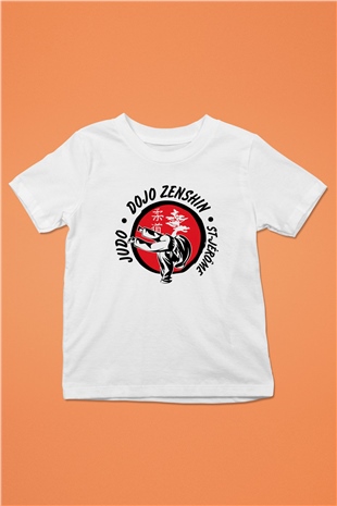 Judo Beyaz Unisex Çocuk Tişört