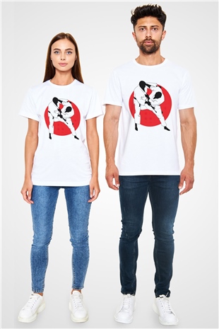 Judo Beyaz Unisex Tişört T-Shirt - TişörtFabrikası
