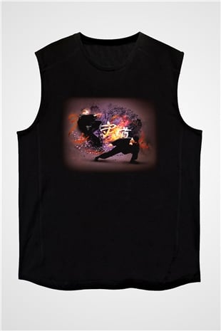 Judo Siyah Unisex Kolsuz Tişört
