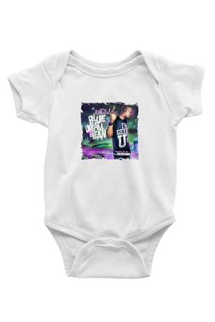Juicy J Baskılı Unisex Beyaz Bebek Body - Zıbın