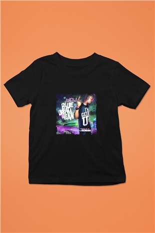 Juicy J Baskılı Unisex Siyah Çocuk Tişört
