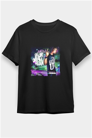 Juicy J Baskılı Unisex Siyah Tişört