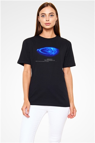 Jüpiter Siyah Unisex Tişört T-Shirt - TişörtFabrikası