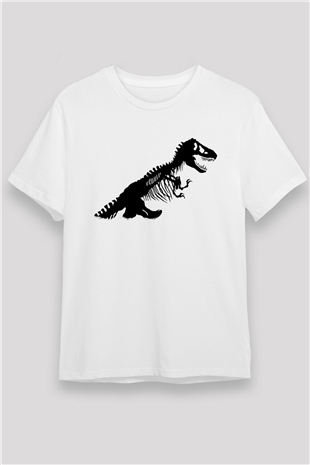 Jurassic Park Beyaz Unisex Tişört T-Shirt