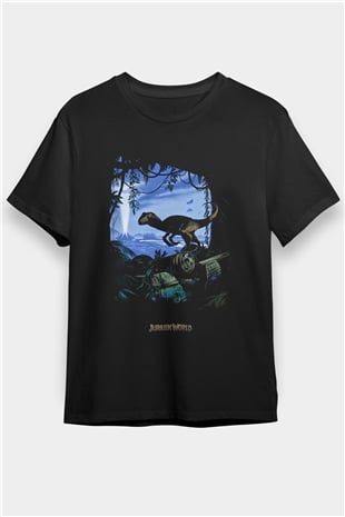 Jurassic Park Siyah Unisex Tişört T-Shirt