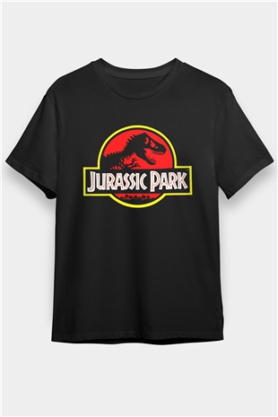 Jurassic Park Siyah Unisex Tişört T-Shirt