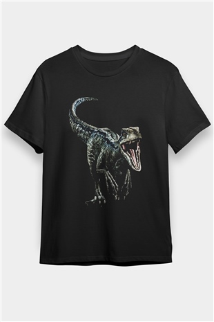 Jurassic Park Siyah Unisex Tişört T-Shirt