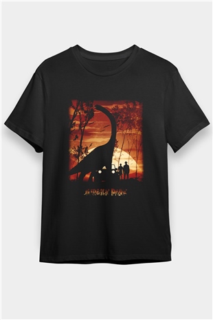 Jurassic Park Siyah Unisex Tişört T-Shirt