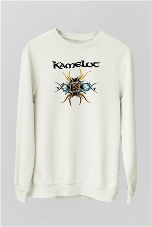 Kamelot Beyaz Unisex Sweatshirt