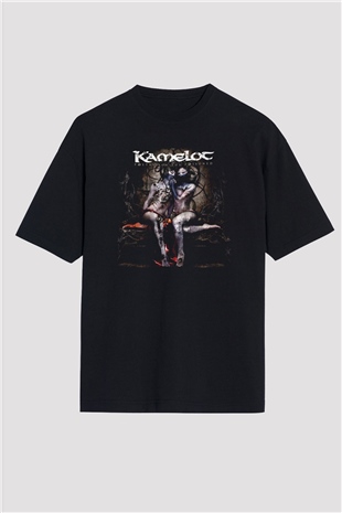 Kamelot Siyah Oversize Tişört Oversize T-shirt - TişörtFabrikası