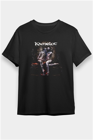 Kamelot Siyah Unisex Tişört T-Shirt - TişörtFabrikası