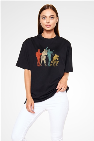 Kameraman Siyah Oversize Tişört Oversize T-shirt - TişörtFabrikası