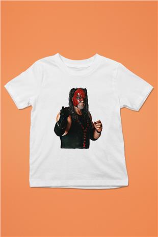 Kane Baskılı Beyaz Unisex Beyaz Çocuk Tişört - Tshirt