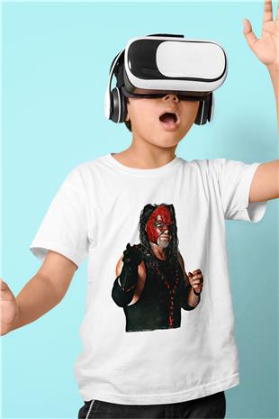 Kane Baskılı Beyaz Unisex Beyaz Çocuk Tişört - Tshirt