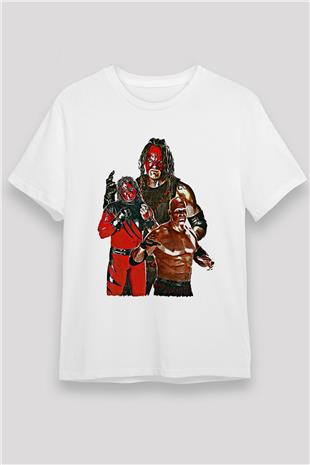 Kane Unisex Baskılı Beyaz Tişört - Tshirt