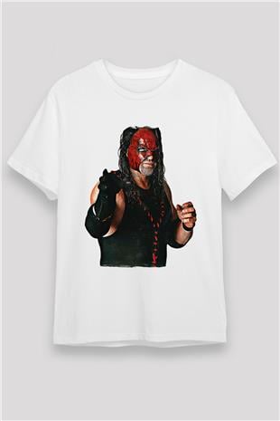 Kane Unisex Baskılı Beyaz Tişört - Tshirt