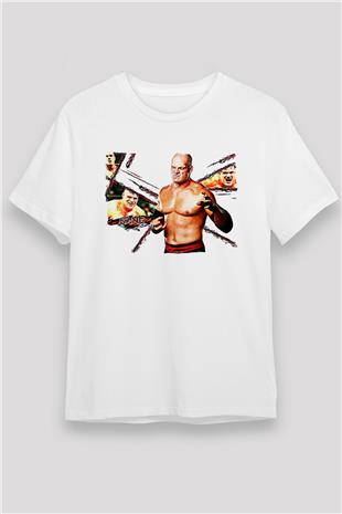 Kane Unisex Baskılı Beyaz Tişört - Tshirt
