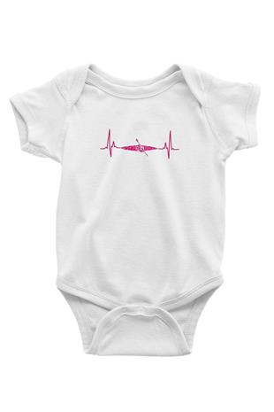 Kano Baskılı Beyaz Bebek Body - Zıbın