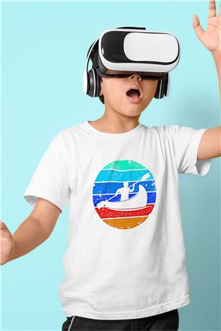 Kano Baskılı Unisex Beyaz Çocuk Tişört - Tshirt