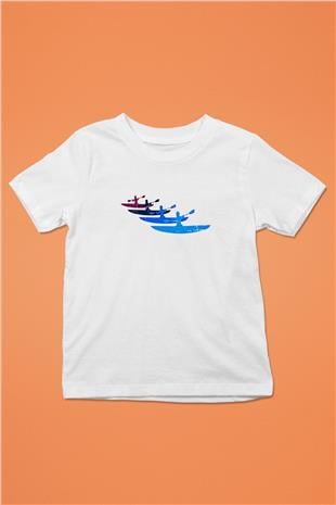 Kano Baskılı Unisex Beyaz Çocuk Tişört - Tshirt