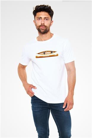 Kano Baskılı Unisex Beyaz Tişört - Tshirt