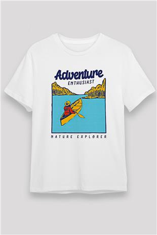 Kano Baskılı Unisex Beyaz Tişört - Tshirt