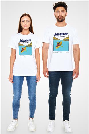 Kano Baskılı Unisex Beyaz Tişört - Tshirt