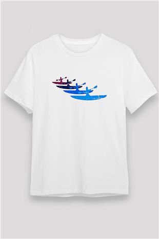 Kano Baskılı Unisex Beyaz Tişört - Tshirt