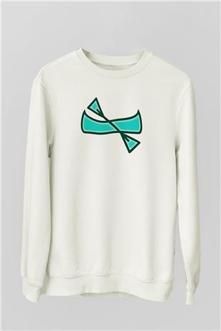 Kano Baskılı Unisex Ekru Sweatshirt