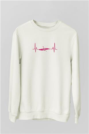 Kano Baskılı Unisex Ekru Sweatshirt