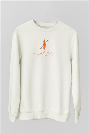 Kano Baskılı Unisex Ekru Sweatshirt